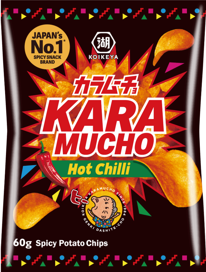 KARAMUCHO POTATO CHIPS HOT CHILLI FLAT CUT