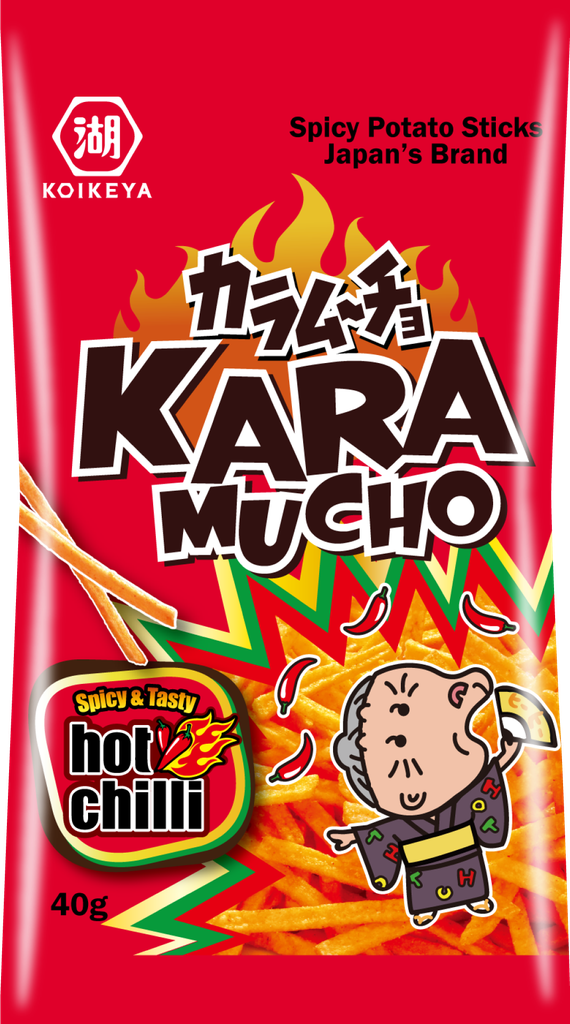 KARAMUCHO POTATO CHIPS HOT CHILLI STICKS