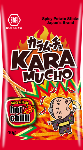 [KMS001] KARAMUCHO POTATO CHIPS HOT CHILLI STICKS